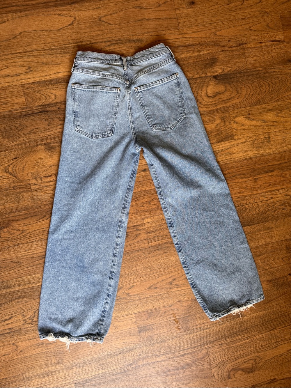 Agolde Light Blue Denim Jeans - Picture 3 of 3
